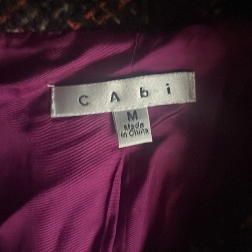 CAbi jacket medium fully lined wool vest jacket - Picture 2 of 8